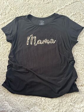 Maternity Black ‘Mama’ T-Shirt